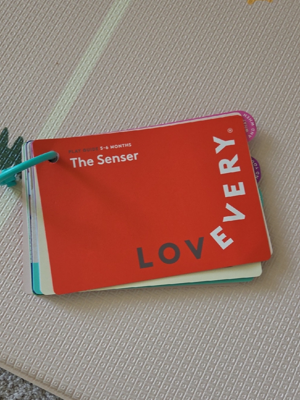 💙5-6M Lovevery The Senser Book Play Guide